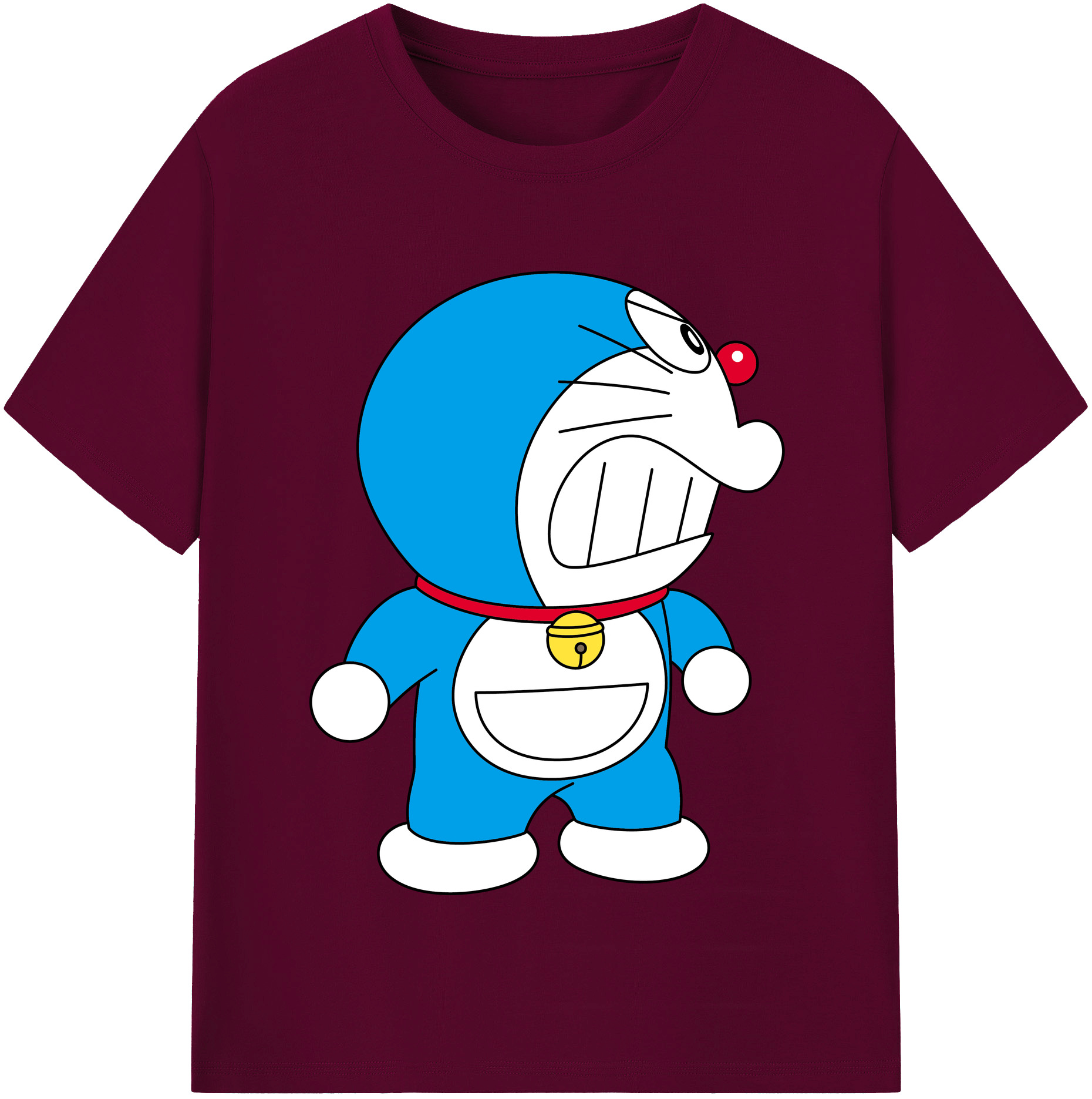 （画像用） ドラえもん Doraemon レディースカジュアルプリントTシャツ（綿100％）